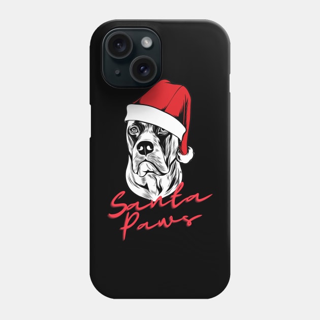 Santa Paws! Phone Case by HROC Gear & Apparel