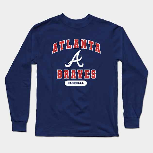 Ladies Atlanta Braves Long Sleeve T-Shirts, Braves Long-Sleeved