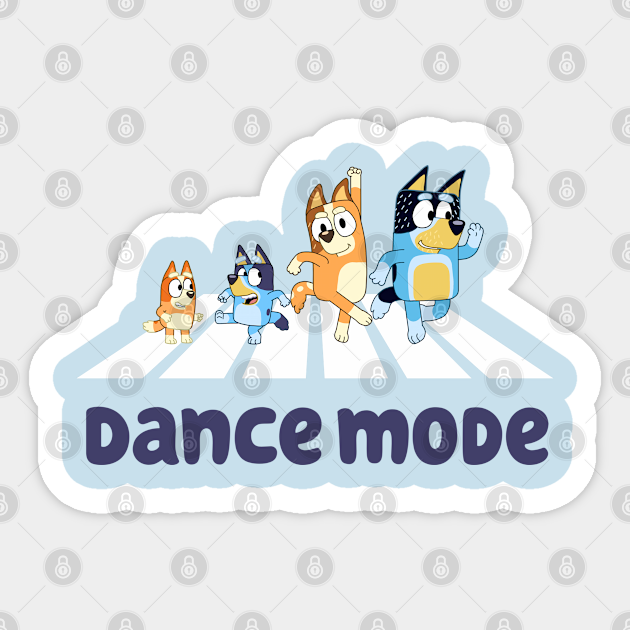 Abluey Road - Dance Mode - Sticker