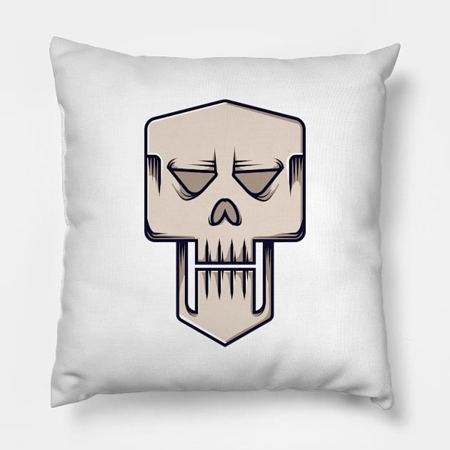 Halloween Skull Pillow by LR_Collections