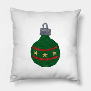 Bauble - Trad small green Pillow