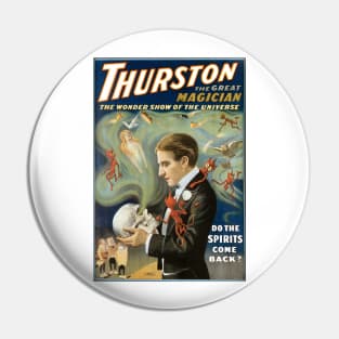 Vintage Magic Poster Art, Thurston the Great Pin