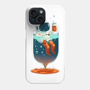 Astronaut in a glass Phone Case