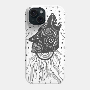 Ornate Boho Wolf Phone Case