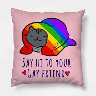 Lgbt pride gay Pillow