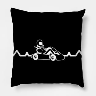 Heartbeat Go Kart Pillow