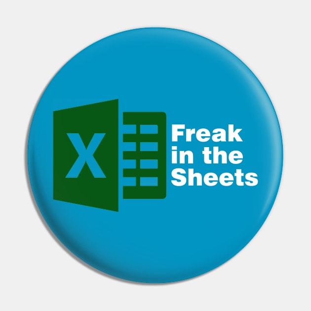 Freak in the Sheets Green Pin by positive_negativeart