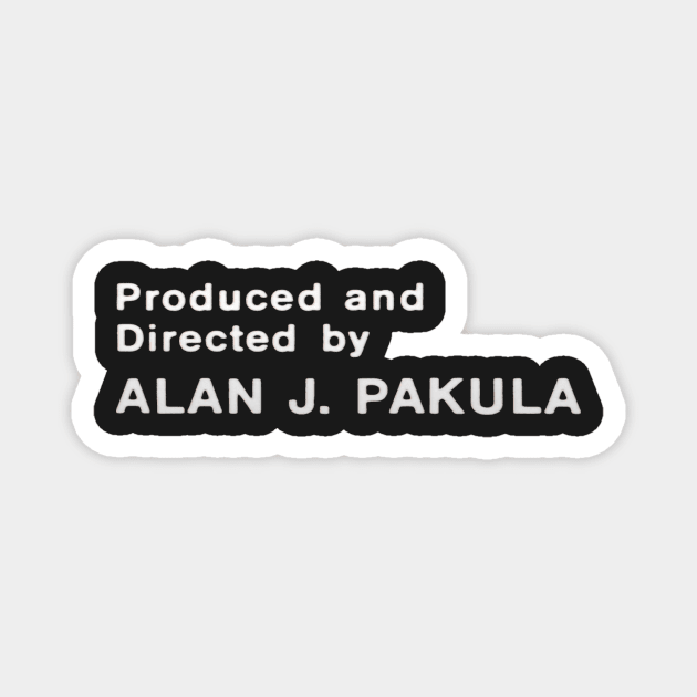 Alan J. Pakula | The Parallax View Magnet by BirdDesign