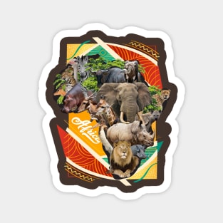 African Wild Animals Magnet