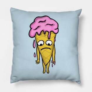 MELTING ICE CREAM Pillow