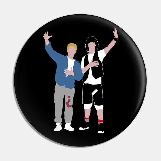 Bill and Ted Pin by RevArt