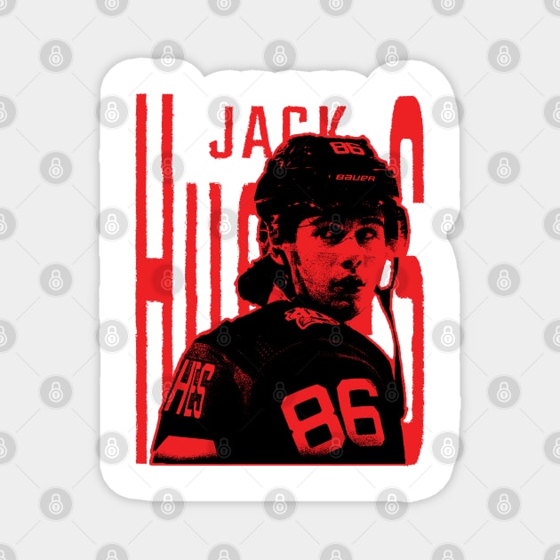 Jack Hughes Magnet by islandersgraphics