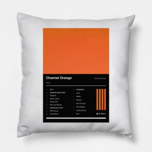 Channel Orange Tracklist (Inverted) Pillow