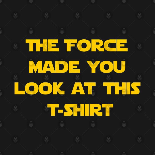 THE FORCE T-SHIRT by equiliser