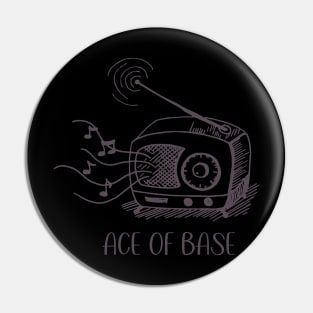 Listening Ace of base Pin