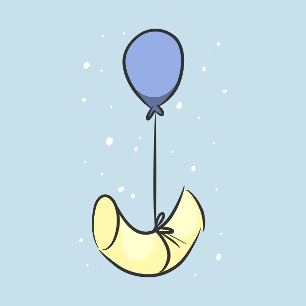 Macaroni Balloon by Jossly_Draws