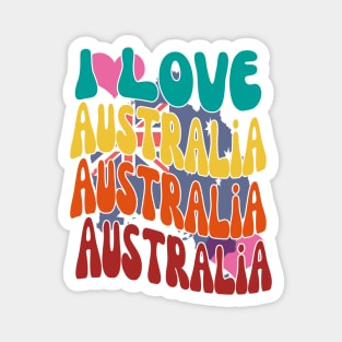 Australia Day - I Love Australia Magnet