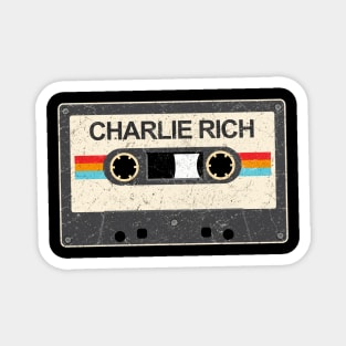 kurniamarga vintage cassette tape Charlie Rich Magnet