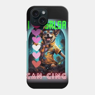 Dancing Dog with Maracas: "Salsa Paws" Phone Case