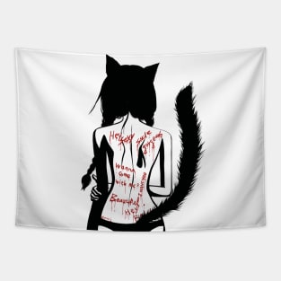 Cat calling Tapestry