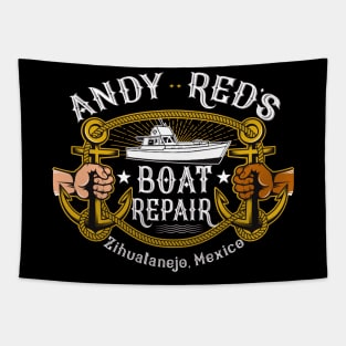 Andy & Red's Boat Repair Shop Shawshank Redemption Escape Tapestry