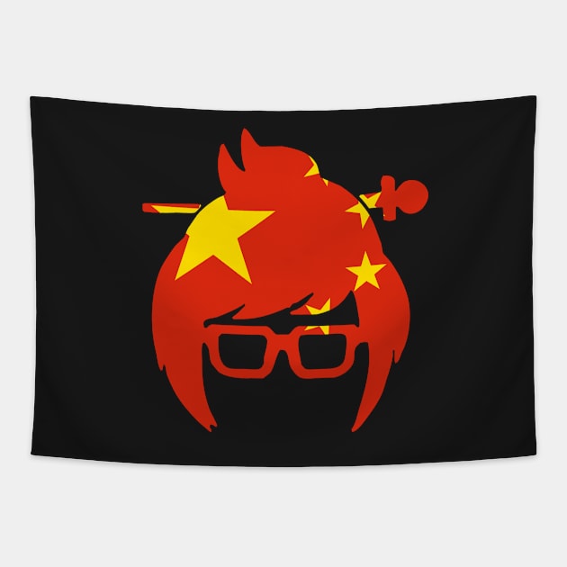 Overwatch Mei Tapestry by Aleecat