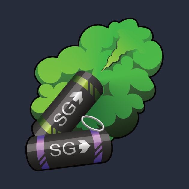 smoke grenade - green by Evil Nut