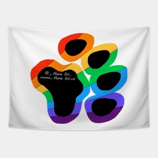 Pride Paw 1 Tapestry