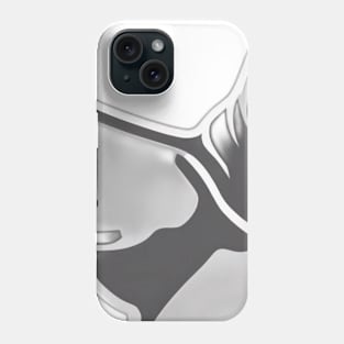 Majestic Silver Dove in Flight Graphic Tee Design No. 944 Phone Case