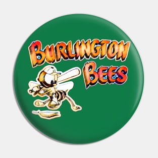 Burlington Bees Baseball Pin