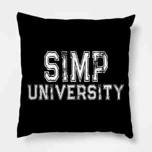 SIMP UNIVERSITY - Funny Simp - Tiktok Twitch Pillow