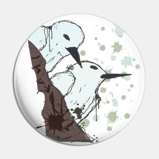 Fairy tern watercolor sketch Pin