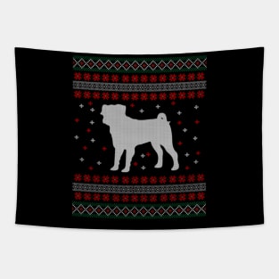 Pug Ugly Christmas Sweater Gift Tapestry