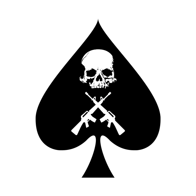 Ace of Spades Skull and Bones by TONYSTUFF