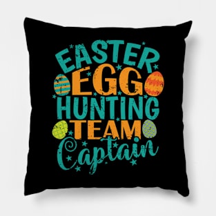 Easter Egg Hunting Team Captain Easter Bunny Pillow