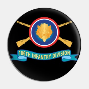 106th Infantry Division - SSI w Br - Ribbon X 300 Pin