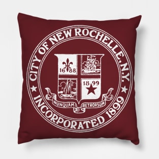 NEW ROCHELLE NY White City Seal Pillow