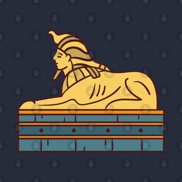 Egyptian Hieroglyphics Egyptology Gift, Egyptian Symbol sphinx by hugandmug