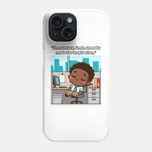 Professional Procrastinator: Master of Extended Coffee Break Lazy Genius Phone Case