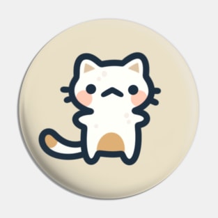 Silly Cat Pin