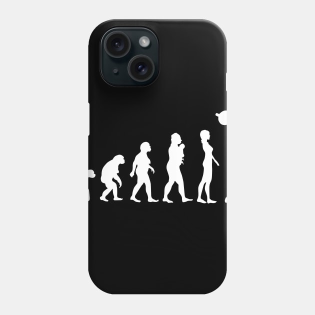 Evolution Weights Female Phone Case by SillyShirts