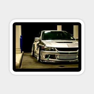 Slammed Evo8 smiling face 😃 Magnet