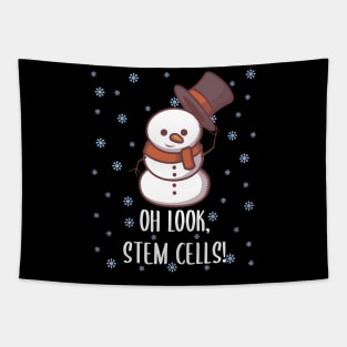 Look Stem Cells! Christmas Science Biology Tapestry