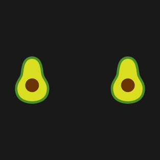 Avocado Boobs Suggestive Funny Art Design T-Shirt