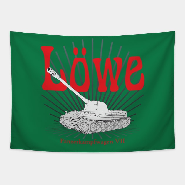 Panzerkampfwagen VII Löwe Tapestry by FAawRay