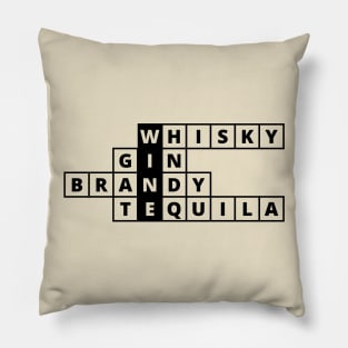 Crosswords: All paths lead to Wine (black text) Pillow