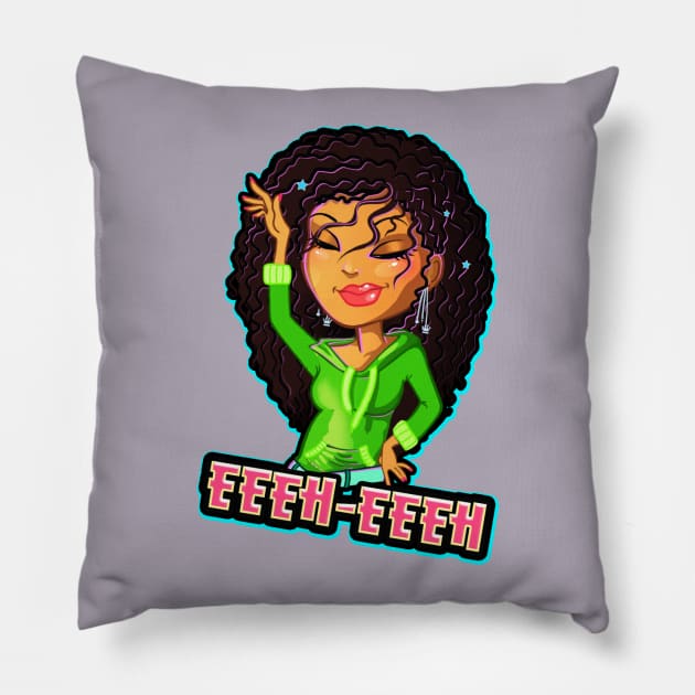 Kohko - Flyness Pillow by UrbanAnnaMae