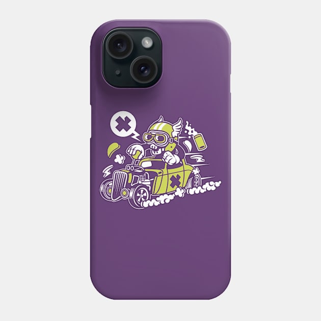 Drive fast die young Phone Case by Superfunky