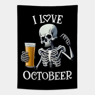 I Love Octobeer Tapestry