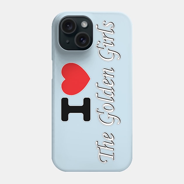 Golden Love Phone Case by old_school_designs